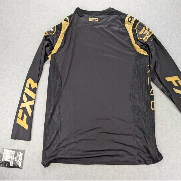 FXR Revo Legends Mens‎ MX Offroad Jersey Racing Black Gold Size 2XL Slim Fit XL - Picture 10 of 10